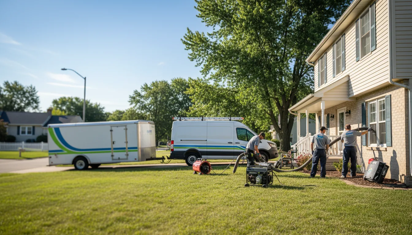 Flooded Basement Restoration And Cleanup With Repair in Atkinson, IL near me